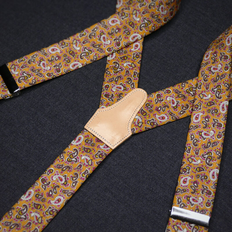 Szelki miodowe gumowe HB Atelier paisley Szelki miodowe gumowe HB Atelier paisley