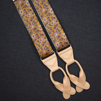 Szelki miodowe gumowe HB Atelier paisley